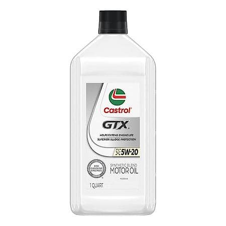 GTX Ultraclean Synthetic Blend 5W-20 Motor Oil: No Other Oil Keeps Engines Cleaner, 1 Quart