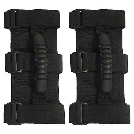 RT Offroad Grab Handle: Grab Handle Set, Left Or Right, Front Or Rear, Black, Deluxe, RT27007