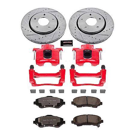 PowerStop Carbon-Fiber Ceramic Disc Pad And Rotor: Brake Kit, Z36 Truck And Tow with Calipers, KC3118-36
