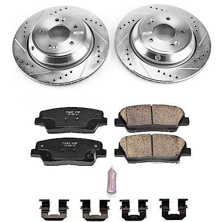 PowerStop Carbon-Fiber Ceramic Disc Pad And Rotor: Brake Kit, Z23 Daily Driver, K7341