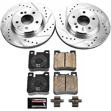 PowerStop Carbon-Fiber Ceramic Disc Pad And Rotor: Brake Kit, Z23 Daily Driver, K5053