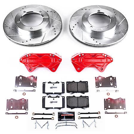 PowerStop Carbon-Fiber Ceramic Disc Pad And Rotor: Brake Kit, Z36 Truck And Tow with Calipers, KC1132-36