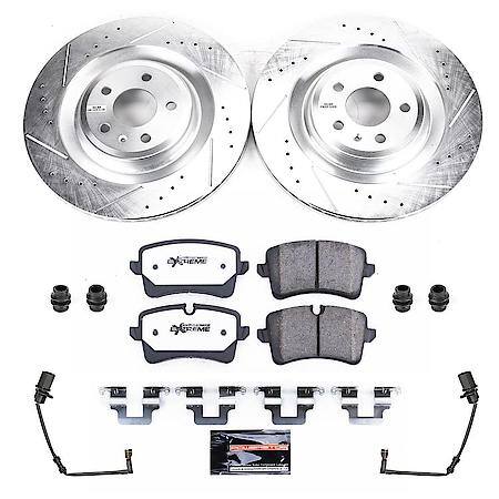 PowerStop Z26 Street Performance Ceramic Brake Pad and Drilled & Slotted Rotor Kit, K8486-26