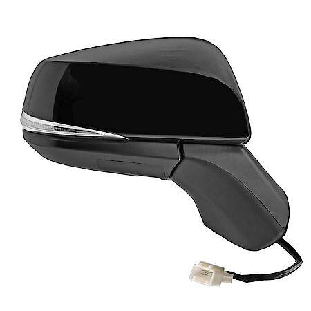 K-Source Mirror Textured Black PTM Cover with Turn Folding Heat, 70239T