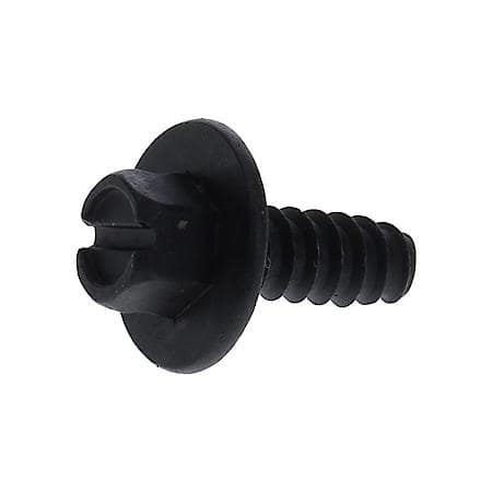 "Auveco License Plate Screw, #14 Self-Tapping x 5/8"", 5/16"" Slotted Hex Washer Head (Sold by each), 16421"
