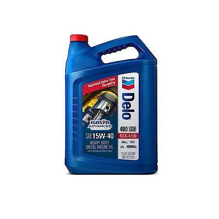 Delo 400 SDE HD Diesel SAE 15W-40 Motor Oil: Advanced Additive Technology, 2.5 Gallon