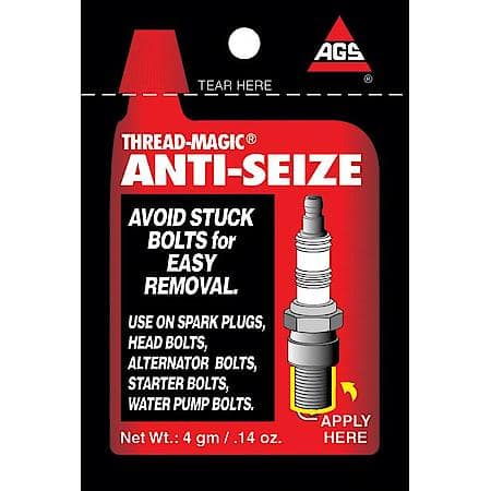 American Grease Stick Co. Thread-Magic Anti-Seize Grease, Pouch, 4 g, 100, TMP-1