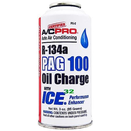 Certified A/C Pro R-134a PAG 100 Oil Charge With ICE 32 (3 oz.), PC-2