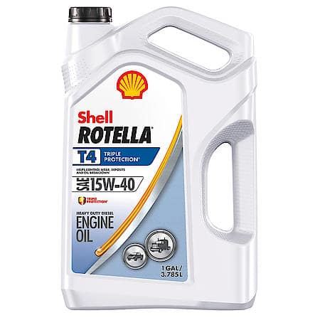 Rotella T4 Triple Protection 15W-40 Conventional Heavy Duty Diesel Engine Oil, 1 Gallon