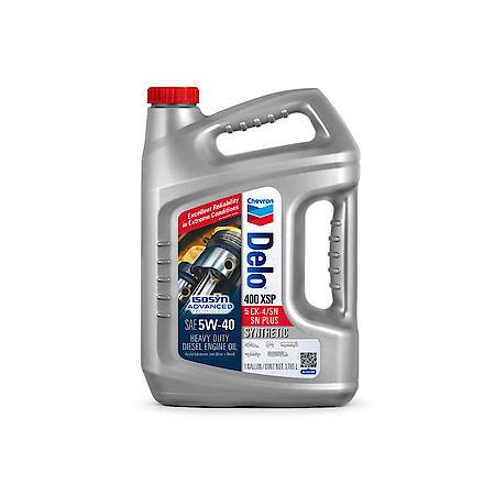 Delo 400 XSP HD Diesel SAE Fully Synthetic 5W-40 Motor Oil: Advanced Additive Technology, 1 Gallon
