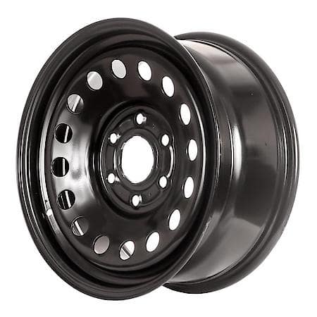 KAI Recon OEM Steel Wheel, 17 X 7.5, 16 Hole, 6 Lug, 5.5 Bolt Pattern, Black, STLGM040U45