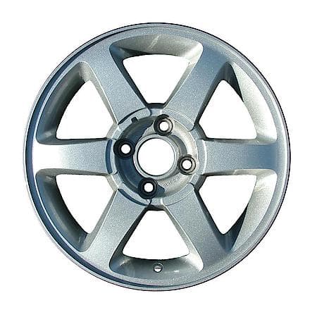 KAI Reconditioned OEM Aluminum Alloy Wheel, 16 X 6.5, 6 Spokes, All Painted Silver, ALYFB087U20
