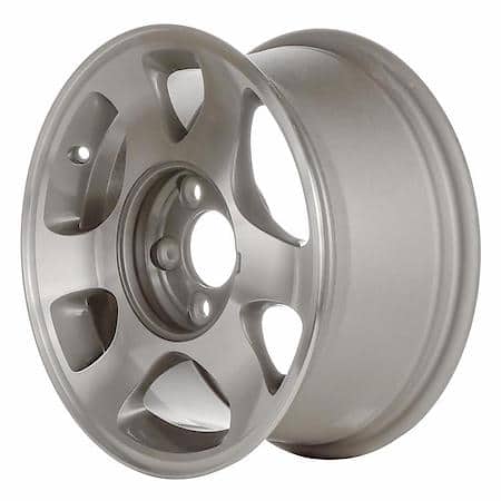 KAI Reconditioned OEM Aluminum Alloy Wheel, 15 X 7, 6 Spokes, 5 Lug, Medium Gray, ALYFB080U35