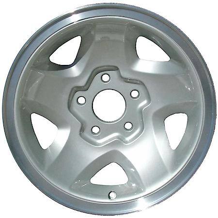 KAI Recon OEM Aluminum Wheel, 15 X 7, 5 Slots, 5 Lug, Machined Lip With Silver Face, ALYGF024U10