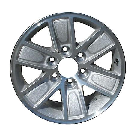 KAI Recon OEM Alum Wheel, 17 X 8, 5.5Inch Bolt Pattern, 6 Spokes, Machined And Silv, ALYGQ046U10