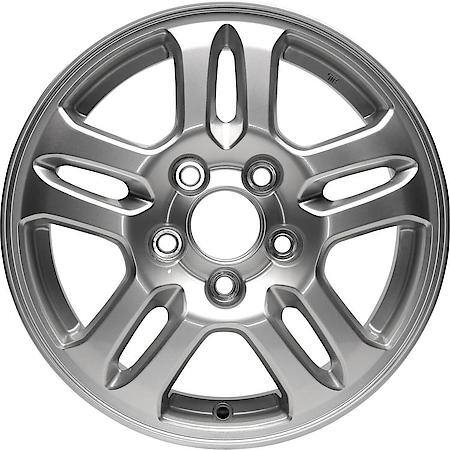 KAI Recon OEM Aluminum Wheel, 15 X 6, 50MM Offset, 5 Double Spokes, 5 Lug, Silver, ALYHP076U20