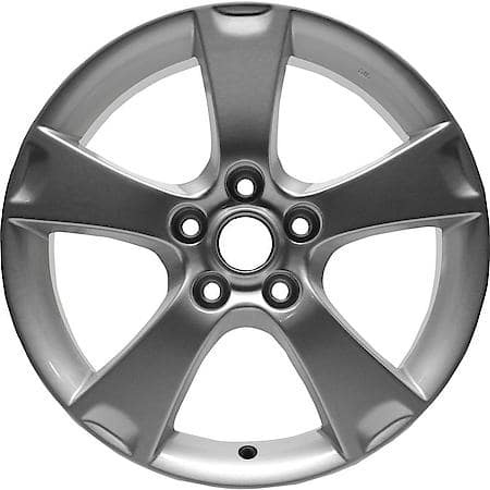KAI Recon OEM Alum Wheel, 17 X 6.5, 52.5MM Offset, 5 Spokes, 5 Lug, All Painted Silv, ALYMC020U20