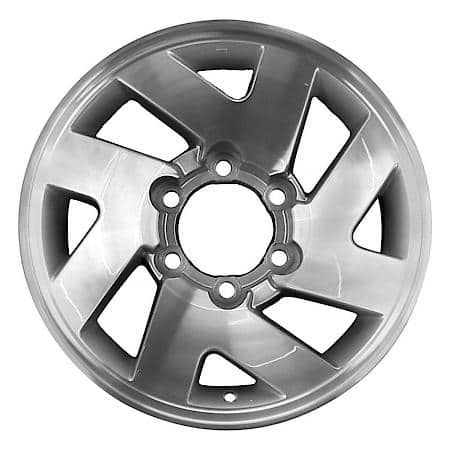 KAI Recon OEM Alum Wheel, 16 X 7, 8 Spokes, 6 Lug, Machined With Lite Silver Vent, ALYMJ069U10