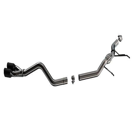 "Borla Performance Exhaust SS, 2.5""Dia Pipe, Single Exhaust Dual Exit, Truck Side Exit, 3.5""SS Tips, 140937BC"