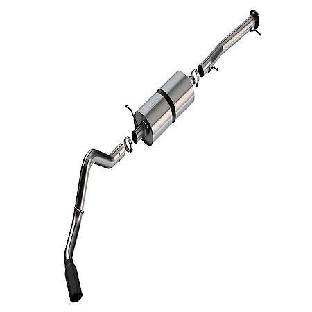 "Borla Performance Exhaust SS, With Muffler, 3.5""Dia Pipe, Single Exhaust With Single Exit, Truck Side Exit, 140833BC"