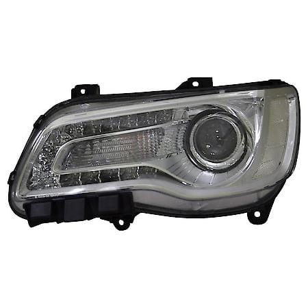 KAI New CAPA Certified Standard Replacement Driver Side Headlight Assembly, CH2502268C