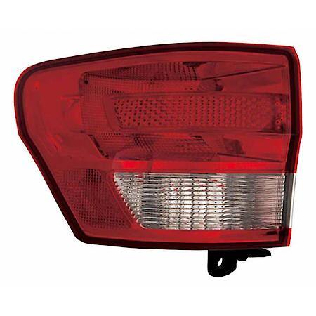 KAI New OEM Replacement Driver Side Outer Tail Light Assembly, CH2804100OE