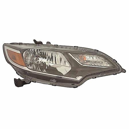 KAI New Economy Replacement Passenger Side Halogen Headlight Assembly, HO2503186V