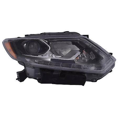KAI New CAPA Certified Standard Replacement Passenger Side Headlight Assembly, NI2503245C