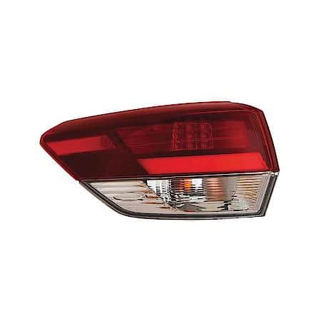 KAI New Economy Replacement Driver Side Outer Tail Light Assembly, TO2804153V