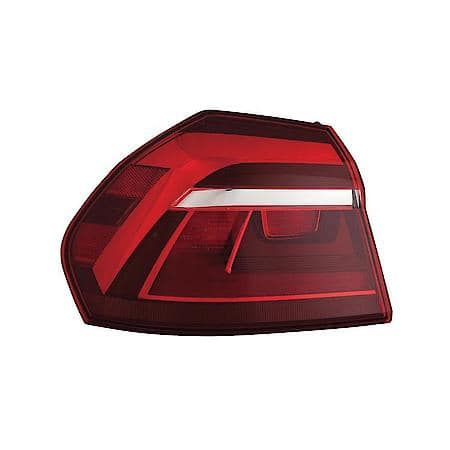 KAI New CAPA Certified Standard Replacement Driver Side Outer Tail Light Assembly, VW2804129C
