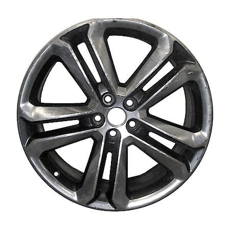 KAI New Premium Replacement Aluminum Wheel Replica, 20 X 8, Dark Charcoal Metallic, ALYFM024U90N