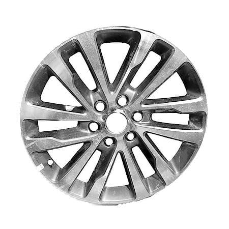 KAI Reconditioned OEM Aluminum Wheel, 20 X 8.5, Machined Medium Smoked Hypersilver Remanufactured, ALYFO024U78