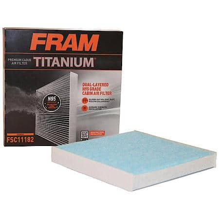 Premium Cabin Air Filter: N95 Grade Filters 99% Dust, Pollen, Allergens