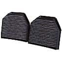 Premium Cabin Air Filter: Cleans air by reducing pollen and dust in vehicle, reduces odors