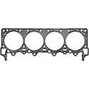 Cylinder Head Gasket: Embossed Steel, Without Head Bolts