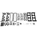 Regular Grade Cylinder Head Gasket Set: Stainless Steel Victocor Gasket Material