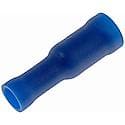 16-14 Gauge Female Bullet Terminal, .157 In., Blue