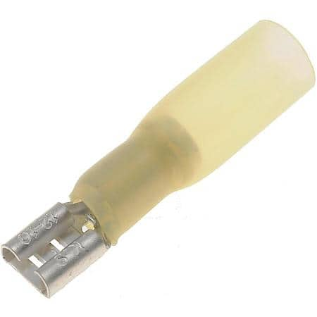 12-10 Gauge Female Waterproof Disconnect, Pack of 7, Yellow