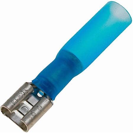 16-14 Gauge Female Waterproof Disconnect, Pack Of 10, Blue