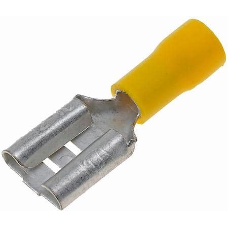 12-10 Gauge Female Disconnect, .375 In., Yellow