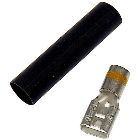 12-10 Gauge Female Disconnect .25 In., Yellow