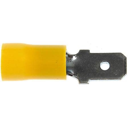 12-10 Gauge Male Disconnect, .250 In., Yellow