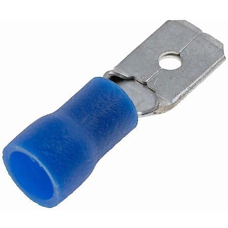 16-14 Gauge Male Disconnect, .250 In., Blue