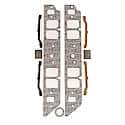 Intake Gasket Set - Big Block Chevy, 396-454, Gen Iv, 1965-1990 - Rect Stock Port 1.75" X 2.5"