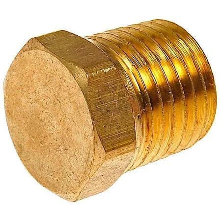 Brass Plug-Pipe Thread- 1/4 In.