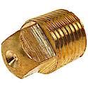 Brass Pipe Plug - Square Head - 1/8 In. MNPT