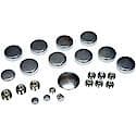 Chrysler Steel Expansion Plug Kit, 14 Expansion Plugs, 11 Pipe Plugs