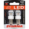 7506R ZEVO: Red LED Mini Bulb, Super Bright, 2 Pack