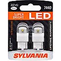 7440 ZEVO: White LED Mini Bulb, Super Bright, Lifetime Warranty, 2 Pack