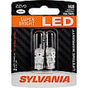 168 ZEVO: White LED Mini Bulb, Super Bright, Lifetime Warranty, 2 Pack